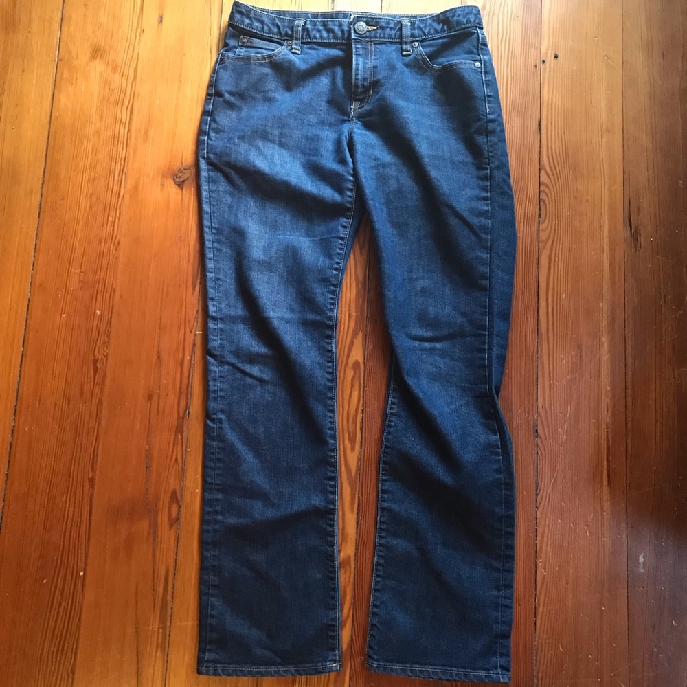 Gap Curvy Straight Blue Jeans